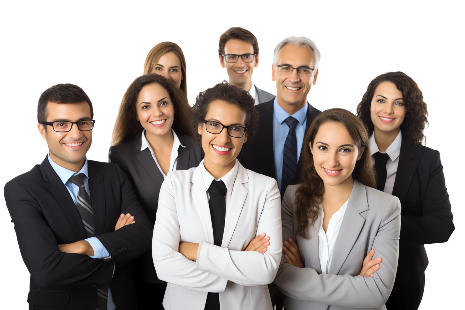 Diverse Velocent team members collaborating in a modern office environment